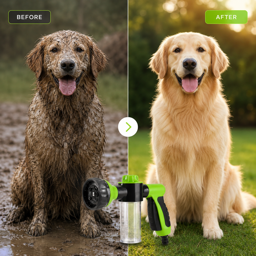 PFOTI™ - Shower Power Gun – 3-in-1 Wash & Rinse System