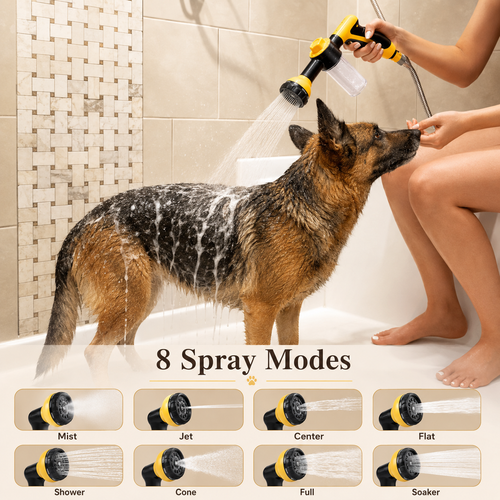 PFOTI™ - Shower Power Gun – 3-in-1 Wash & Rinse System