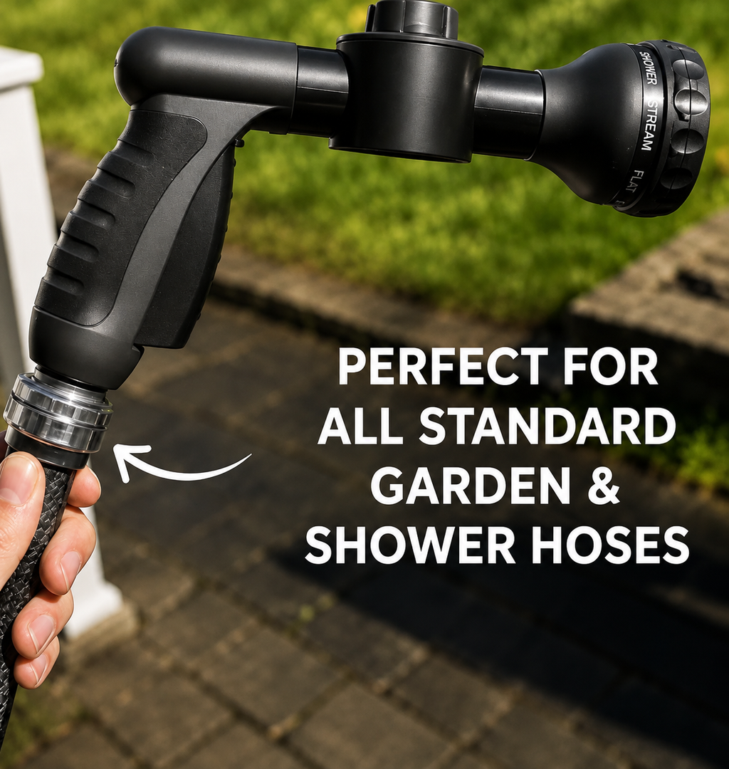 PFOTI™ - Shower Power Gun – 3-in-1 Wash & Rinse System
